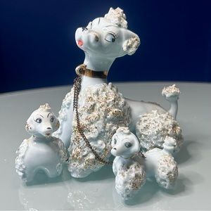Vintage Spaghetti Poodle Family